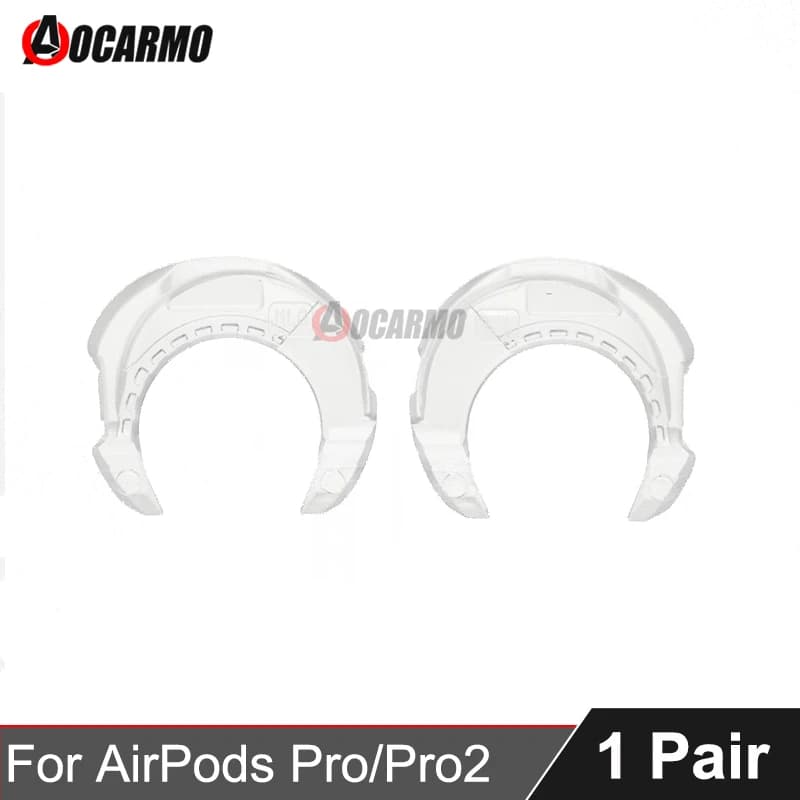 Aocarmo per Apple AirPods Pro Pro1 Pro2 auricolare all'interno della parte di ricambio per la riparazione della custodia dell'altoparlante in plastica trasparente