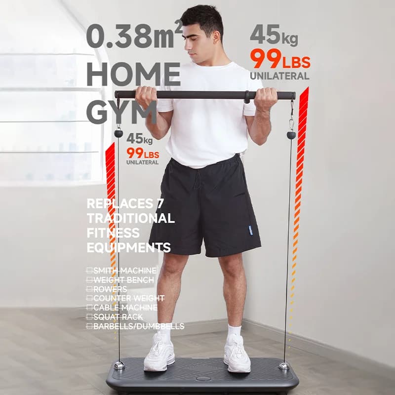 Digital Equipment for Home Fitness, Resistance Band Set with Petto and Back Training Grip