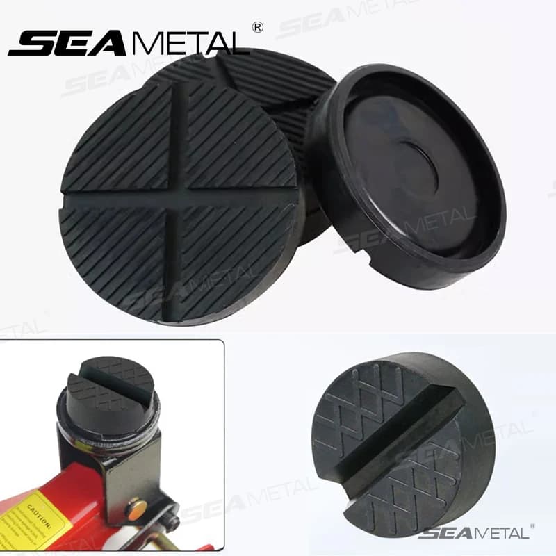 SEAMETAL 3 Universal Size Rubber jack pad support pinch welding slot for floor adapter for track repair tool for car removal