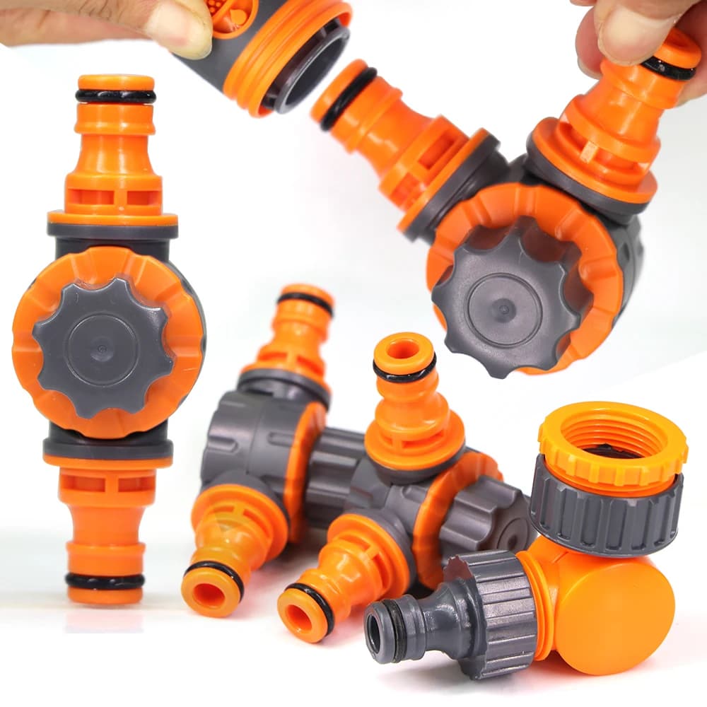 180 ° Connettori rapidi per capezzoli girevoli da 16 mm per raccordi per rubinetti per tubi per irrigazione da giardino domestico Giunto per pistola ad acqua per lavaggio auto Giunto girevole