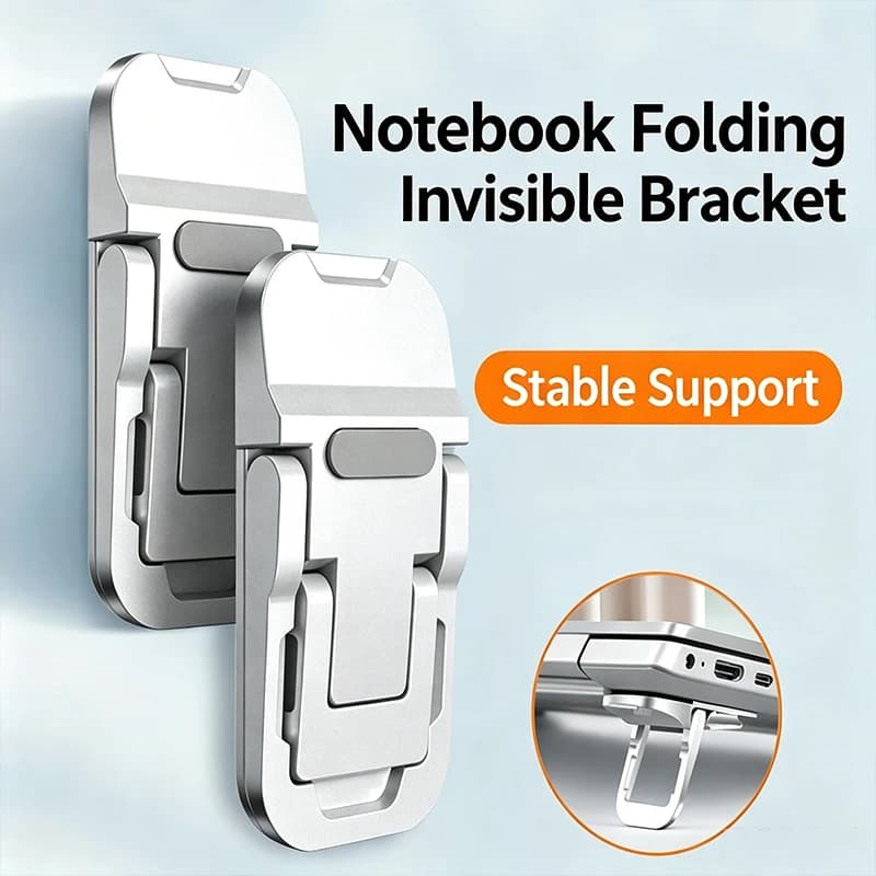 Mini Aluminum Alloy Laptop Stand Portable Foldable Feet For Macbook Huawei Dell Hp Asus Samsung Cooling Keyboard Support Holder