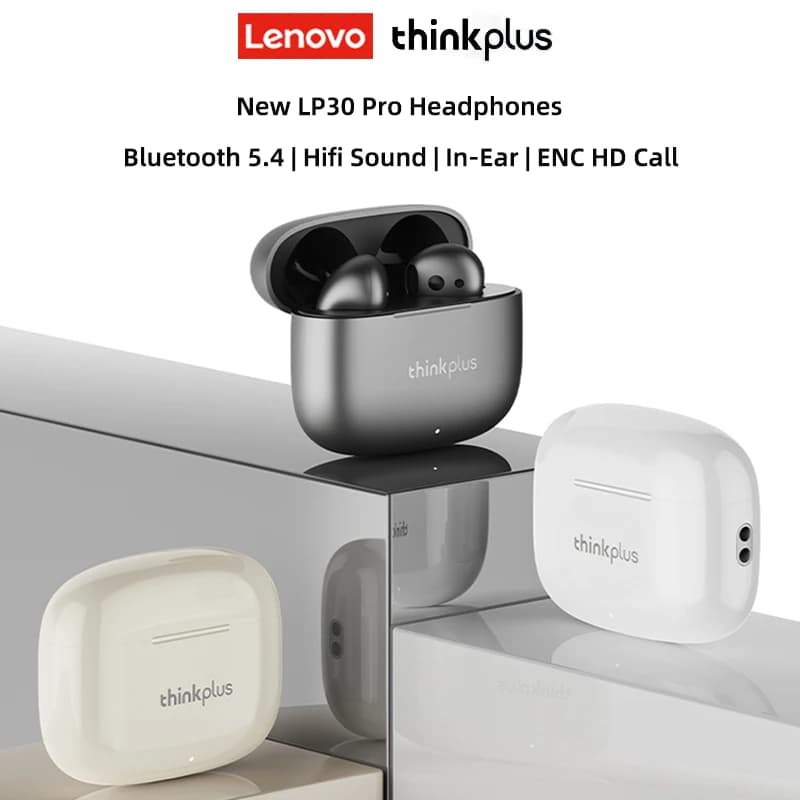 Original headphones Lenovo Bluetooth 5.4 Wireless Bluetooth 5.4 Gaming Sport Music Auricular TWS Hifi Sound HD call with microphone Headset