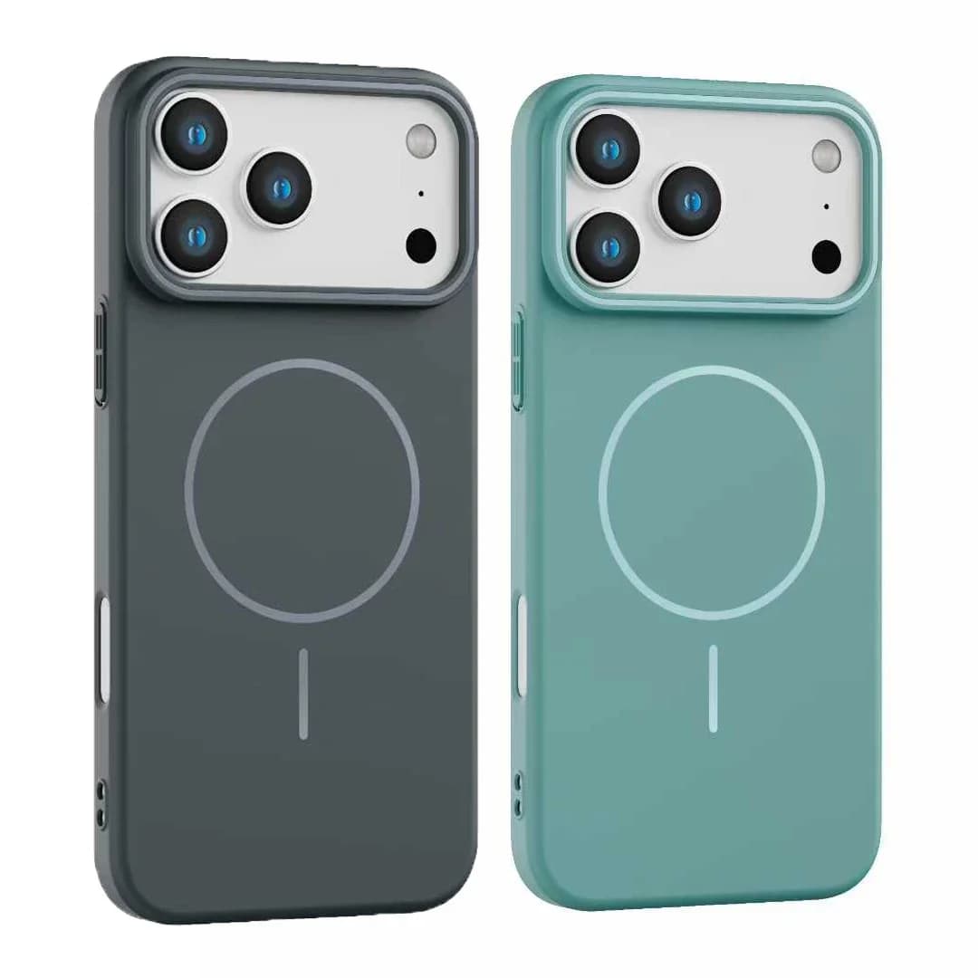 Custodia opaca ultrasottile per Magsafe per iPhone 17 Air 16 15 Pro 14 Plus 13 12 11 Pro XS Max 17Pro Cover di ricarica wireless