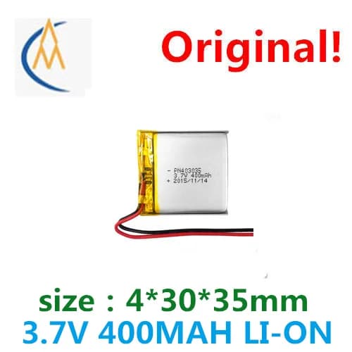 buy more will cheapPolymer pn403035-400mah dash cam special lithium battery high temperature resistant 80 degree toy lead audio