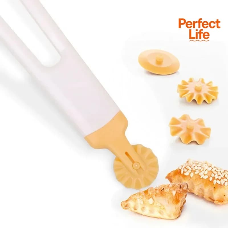 Strumento di cottura in plastica Tirare la ruota della rete Pizza Pasticceria Lattice Roller Cutter per pasta Biscotto Torta Accessori da cucina artigianali
