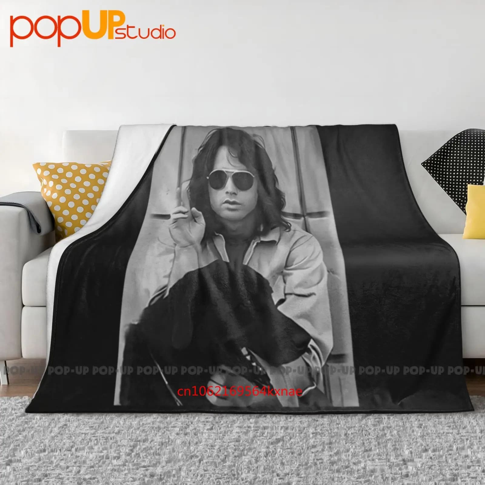 Jim Morrison By Kraz Ultra-Soft Blanket Quilt Winter Sofa Cover Bed Covers