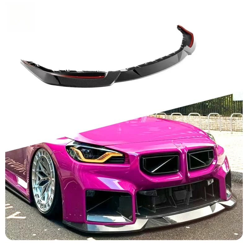 High Quality Real Carbon Fiber R44 Style Front Lip Diffuser Auto Part For G87 M2
