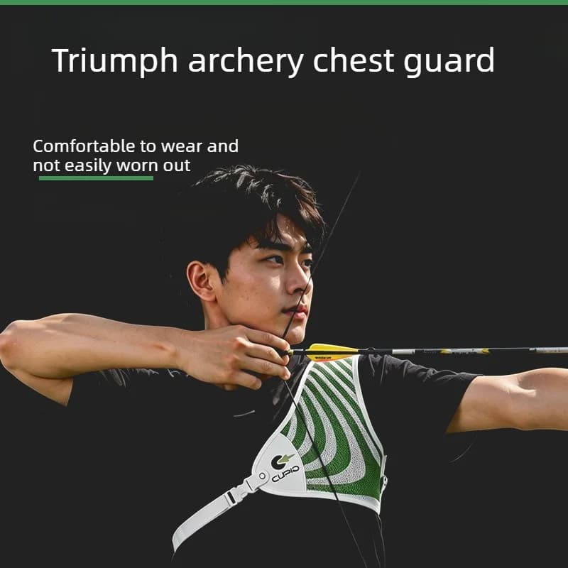 Professional Breathable Adjustable Archery Chest Guard Protector for Outdoor Competitive Target Shooting Training Accessories