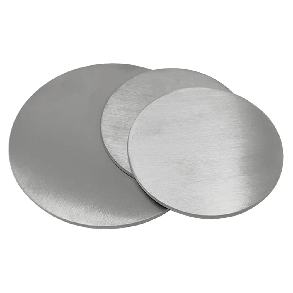 4 pieces/1 piece 304 stainless steel circular plate, flat round plates, polished metal panel brushed, laser cutting sheet