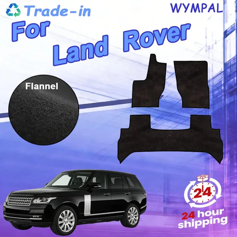 Car Mats in Nylon Scamosciato for Land Rover Range Rover Vogue L405 5 Posts 2013~2017 Anti-slip Mats
