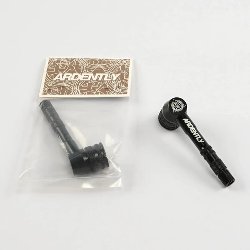 Adattatore per cerchione valvola pompa Presta per bicicletta Ardently Convert connettore Fixie MTB ruota a disco nera in lega per bici da strada adattatore da 90 gradi