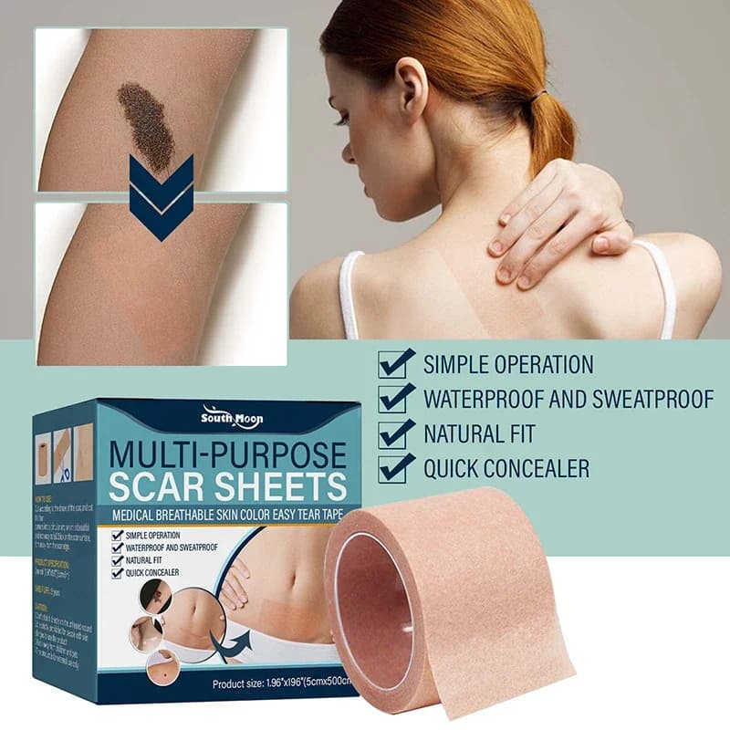 1 rotolo di adesivi per tatuaggi correttore tono colore della pelle coprire il tatuaggio brucia cicatrice voglia patch invisibile nastro impermeabile