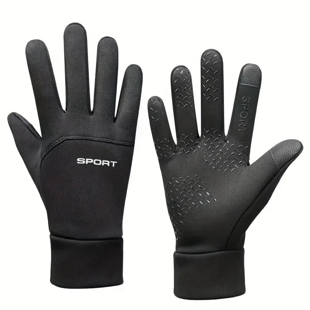 Men Women Winter Waterproof Touch Screen Gloves, Non-slip Thermal Gloves for Motorcycle Ski Fishing Running Cycling