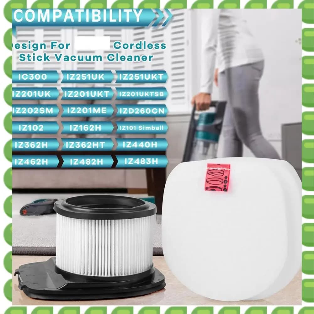 A04V Parti di ricambio Filtro HEPA compatibile per Shark IZ300 IZ300UK IZ320 IZ320UK Aspirapolvere Accessori