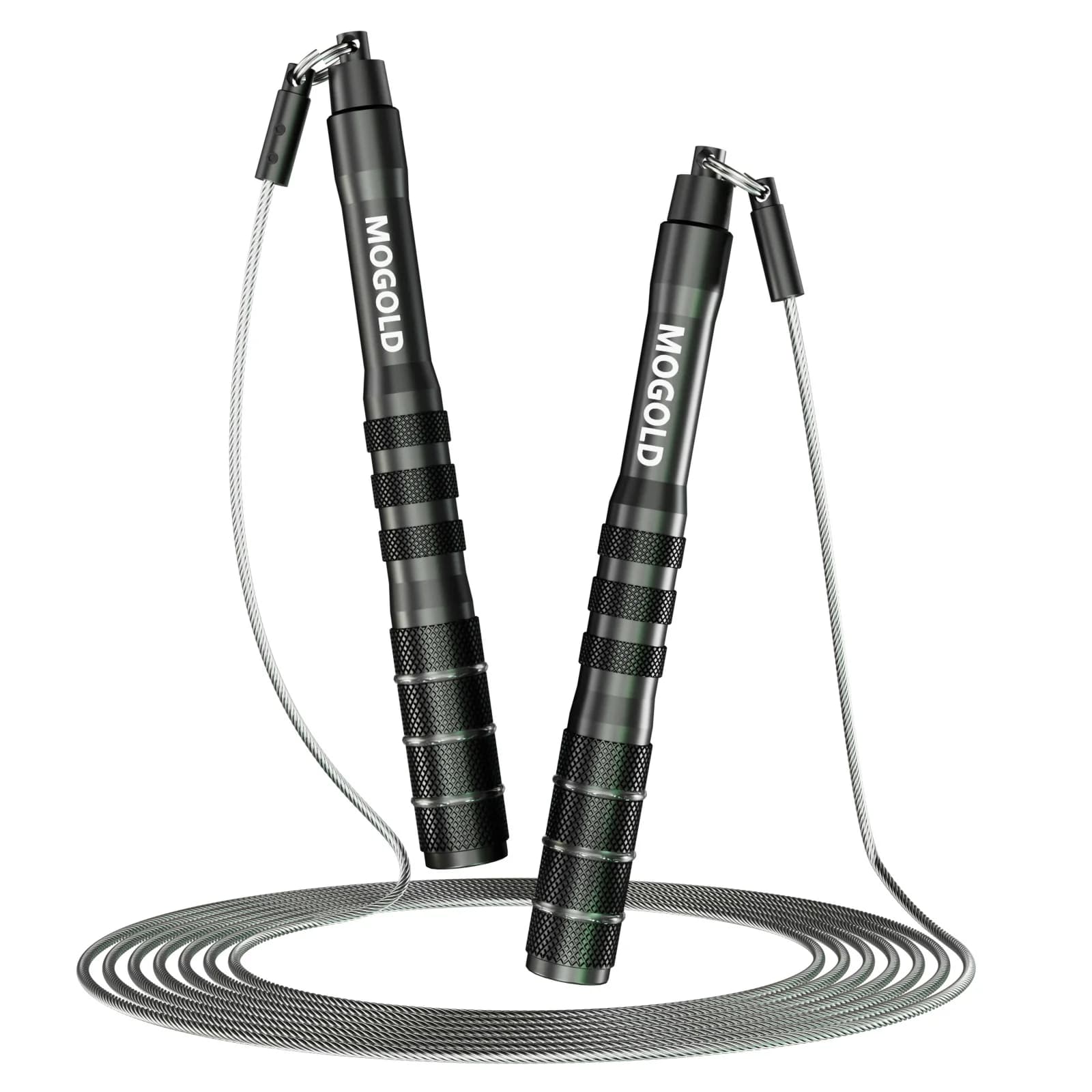 Anti-slitting fast jumping rope, adjustable jump rope in steel wire, suitable for fitness, home exercises and weight loss