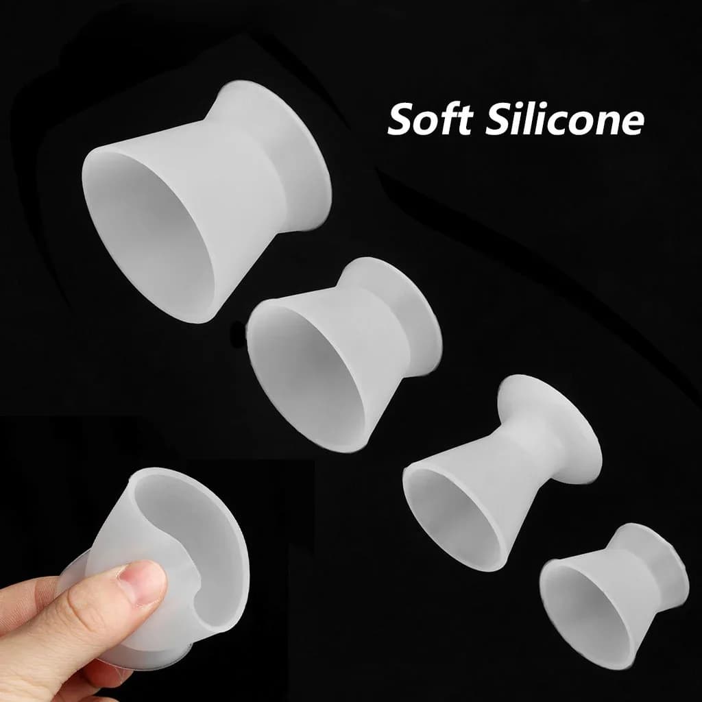 4 pcs/set Silicone Springs Dentale Mixing Bowl Mug Mugs Medical Rubber Cups Mixed Gesso Bowl Dental Tooth Whitening Oral Denti Odontoiatria Laboratory Tools