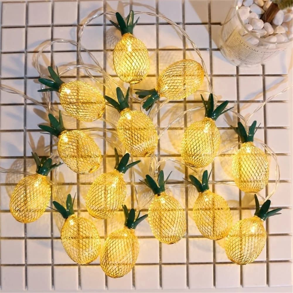 LED ananas stringa di luci USB/batteria frutta ghirlanda 1.5m 3m fata luci di festa di illuminazione per la festa di nozze decorazione di natale