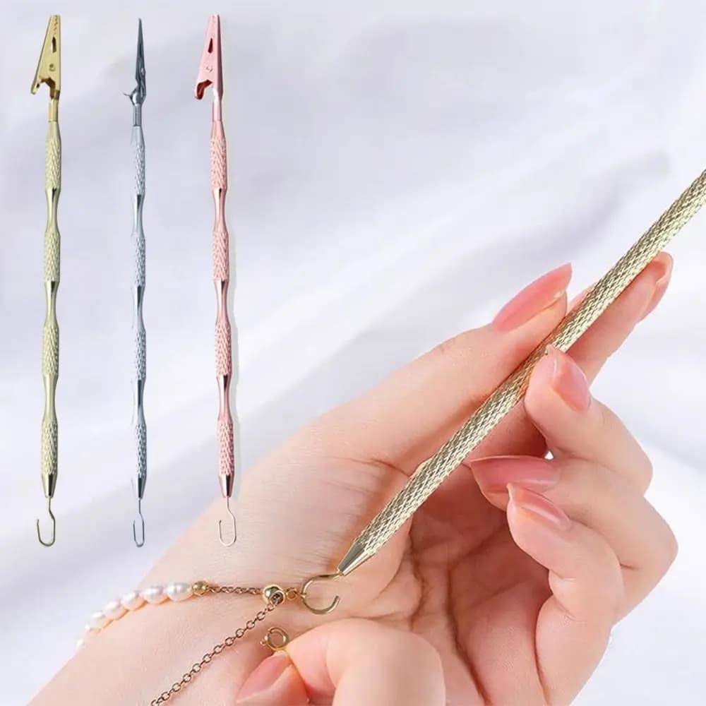 Durable Bracelet Wear Auxiliary Rod Useful Quickly Connect Help Wear Bracelet Tool Equipment Bracelet Wearing Aid Tools
