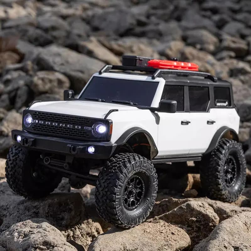 Axial 1/24 Scx24 Simulazione Wrangler V2 Veicolo Elettrico Telecomandato 4WD con Motore a Spazzole 2S per Arrampicata Fuoristrada, Regalo Giocattolo per Ragazzi
