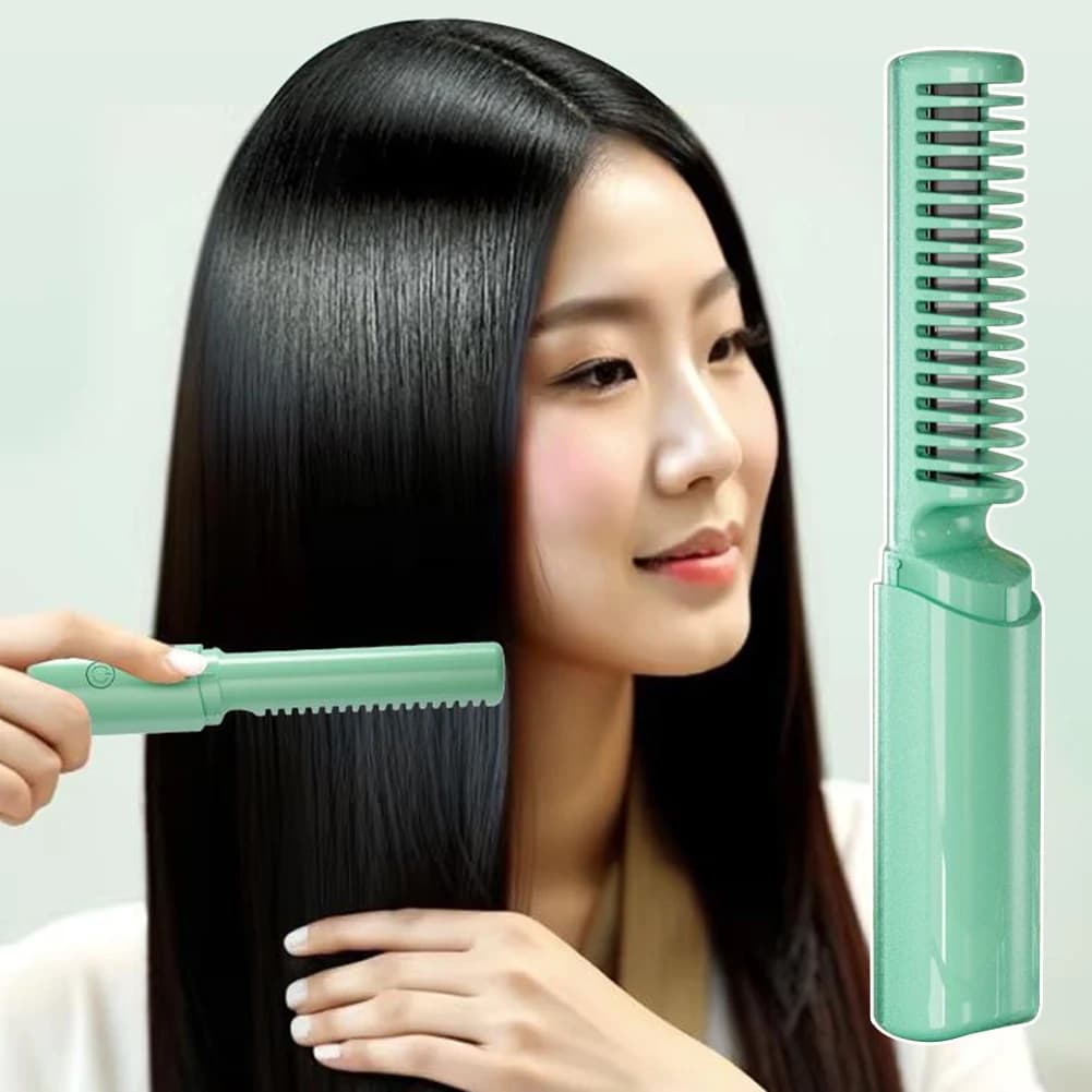 Portable Rechargeable Hair Smooth Combs for Quick Heating Hairdresser Accessories for Hair styling
