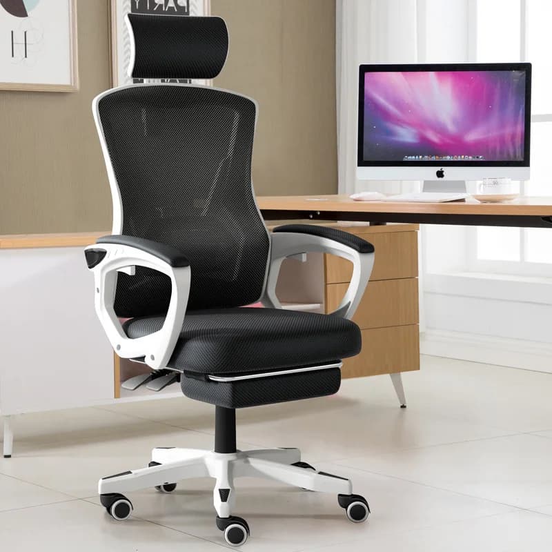 Sedia da Ufficio K-STAR Reclinabile Girevole con Regolazione Altezza, Sedia Gaming per Studenti e Dormitorio, Sedia Ergonomica 2023