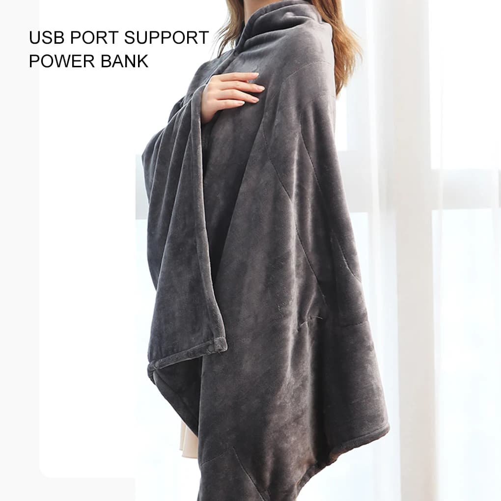 Cotton USB Electric Blanket Warmer Multi-functional And Lightweight Electric Heating Blanket Heater