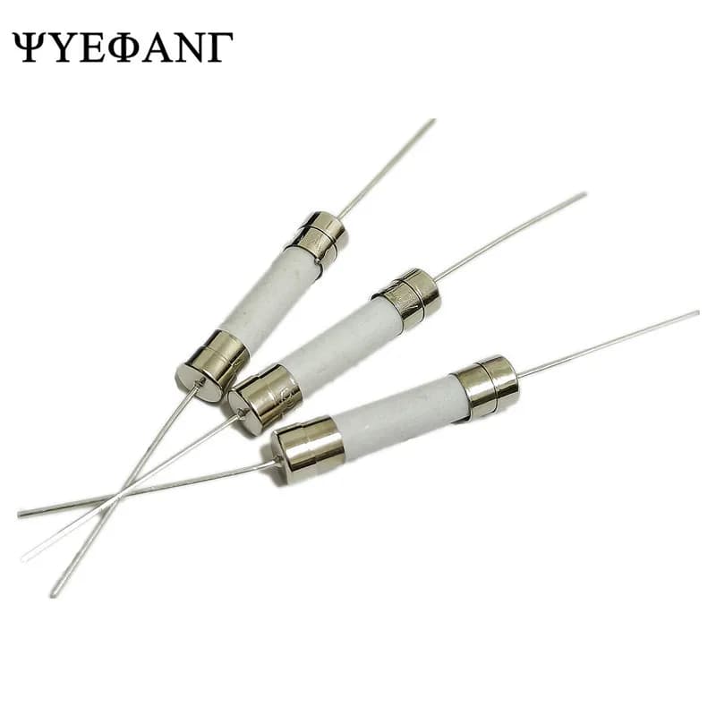 5 pz 10A 12A 15A 20A 25A 30A 250 V 6*30mm Fusibili In Miniatura 6x30mm Piombo Axial Fusibile In Ceramica