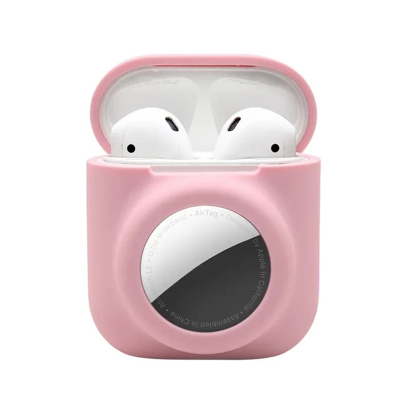 Nuovo arrivo 2 In 1 Silicone morbido per custodie Apple AirTag per auricolari AirPods custodia per la prevenzione della perdita accessori Smart Watch Cover