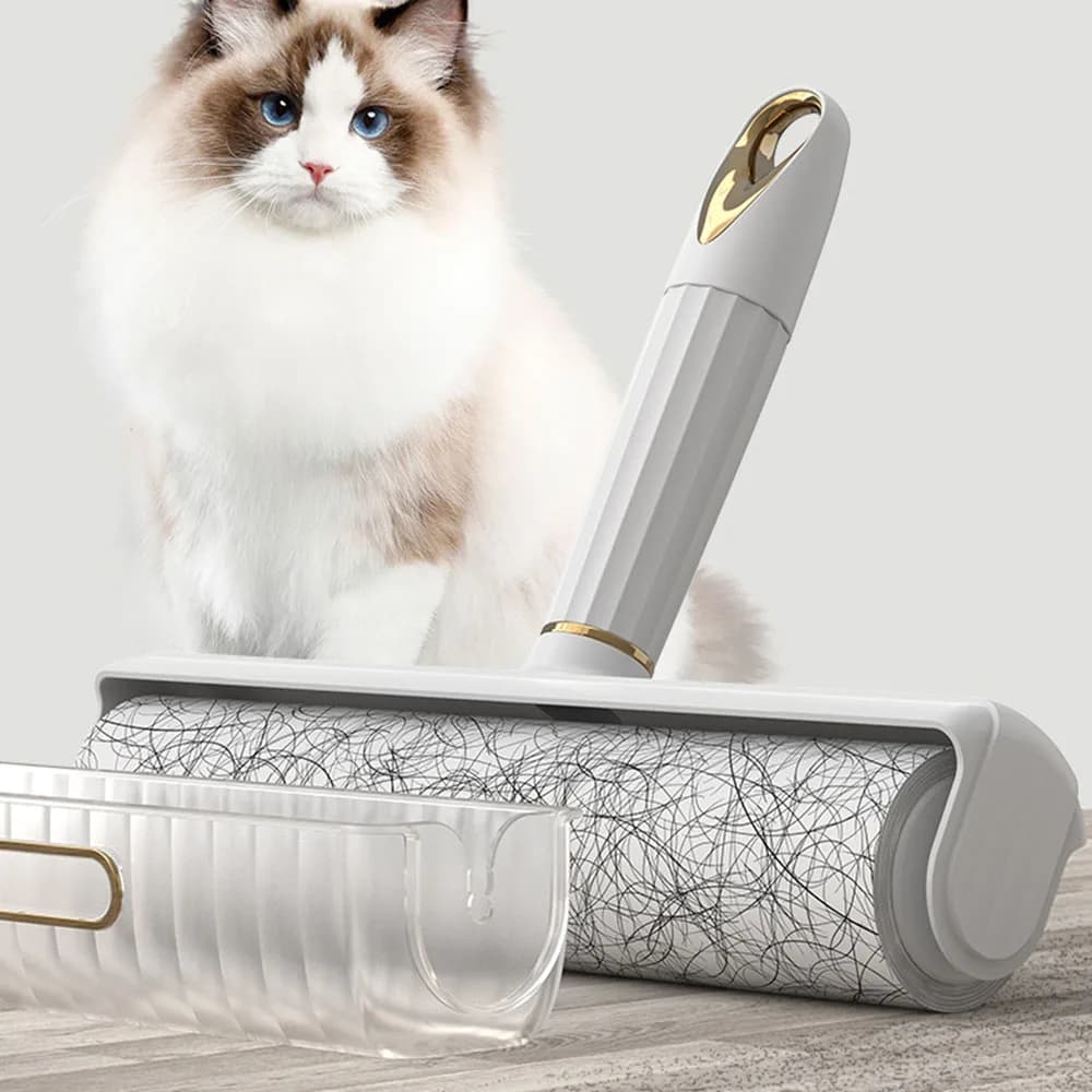Rullo levapelucchi Rullo strappabile in rotolo di carta appiccicosa Spazzola multifunzionale per rimuovere peli di animali domestici per rulli per la pulizia degli indumenti