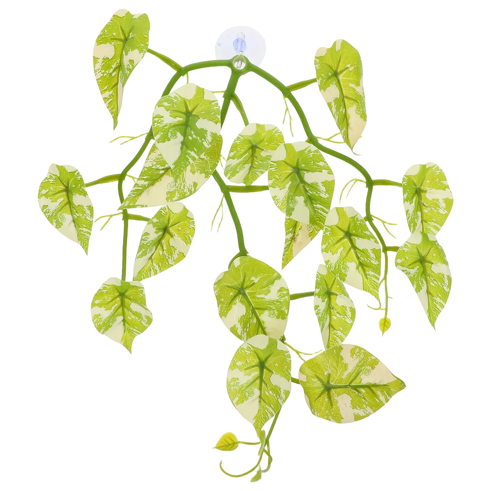 Artificial Plants for Terrarium, Realistic Decorations with Tartarus Vault Suction Cup, Reptile Accessories
