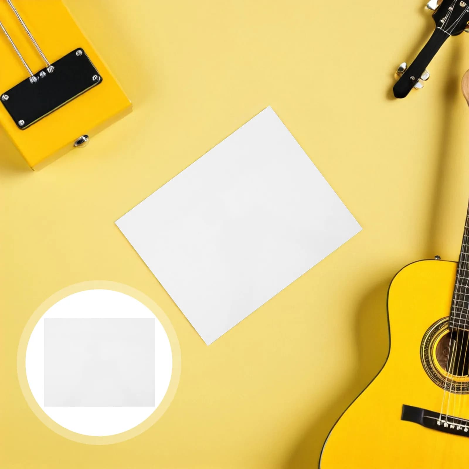 Piastra di Protezione per Chitarra Acustica, Ricambi e Accessori, Materiale Grezzo, Protezione Posteriore, Piastra di Copertura