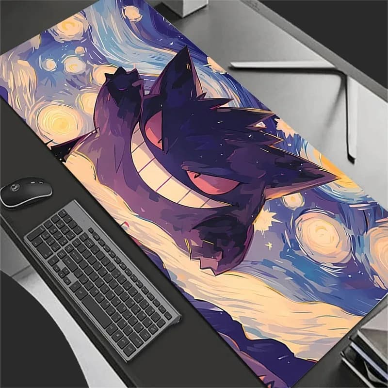 Mouse Mat P-Pokemons G-Gengar Accessories for anime games Mouse Mat Gamer PC Complete Computer Keyboard Mat Varmilo