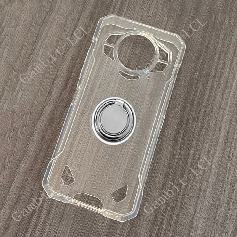 For Doogee S200 Plus X S200Plus S200X DoogeeS200 6.72" Back Ring Holder Bracket Phone Case Smartphone TPU Soft Cover