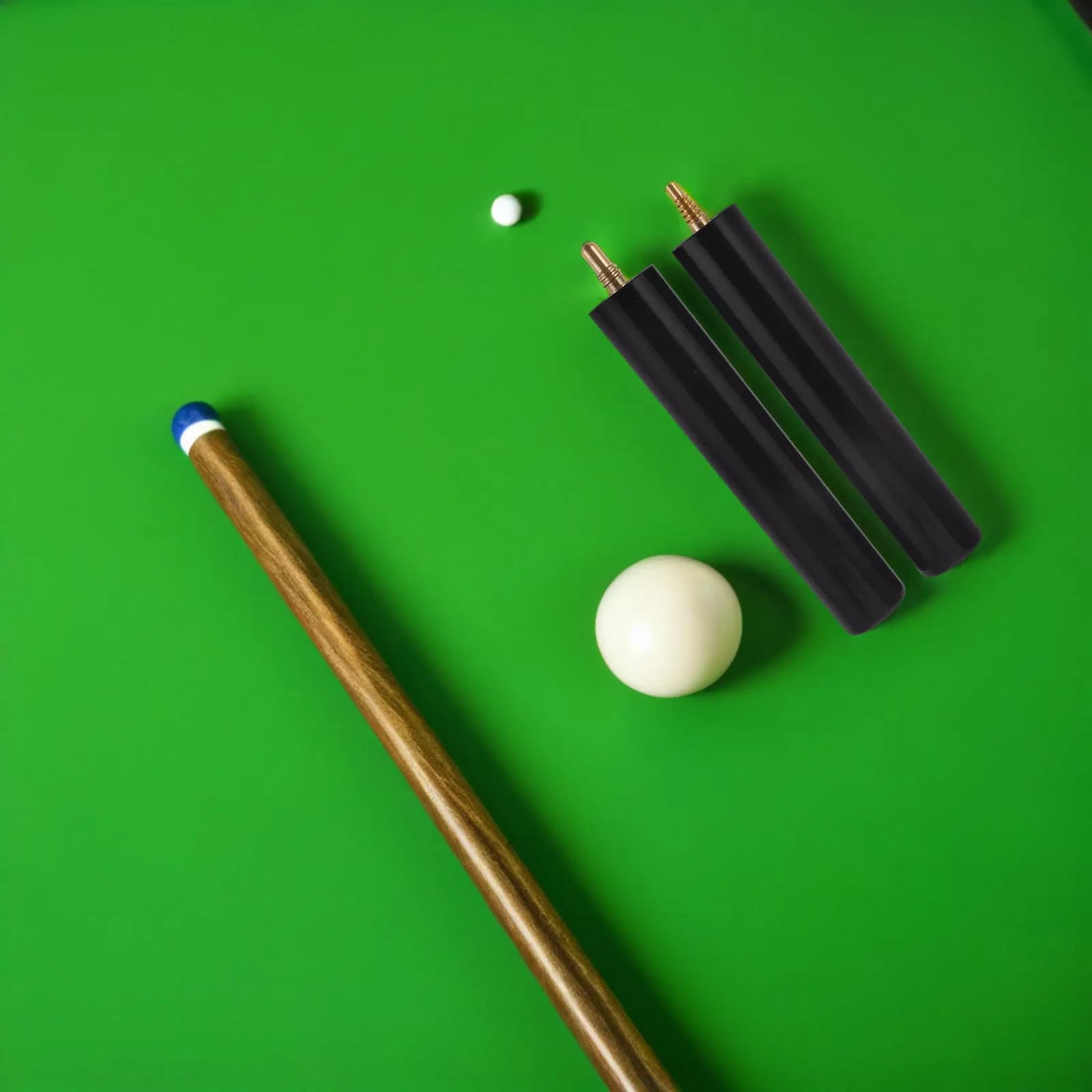 2 Pezzi Prolunga per Stecca da Biliardo Inglese e Snooker, Controllo di Precisione Migliorato, Leggera, Compatta e Retrattile