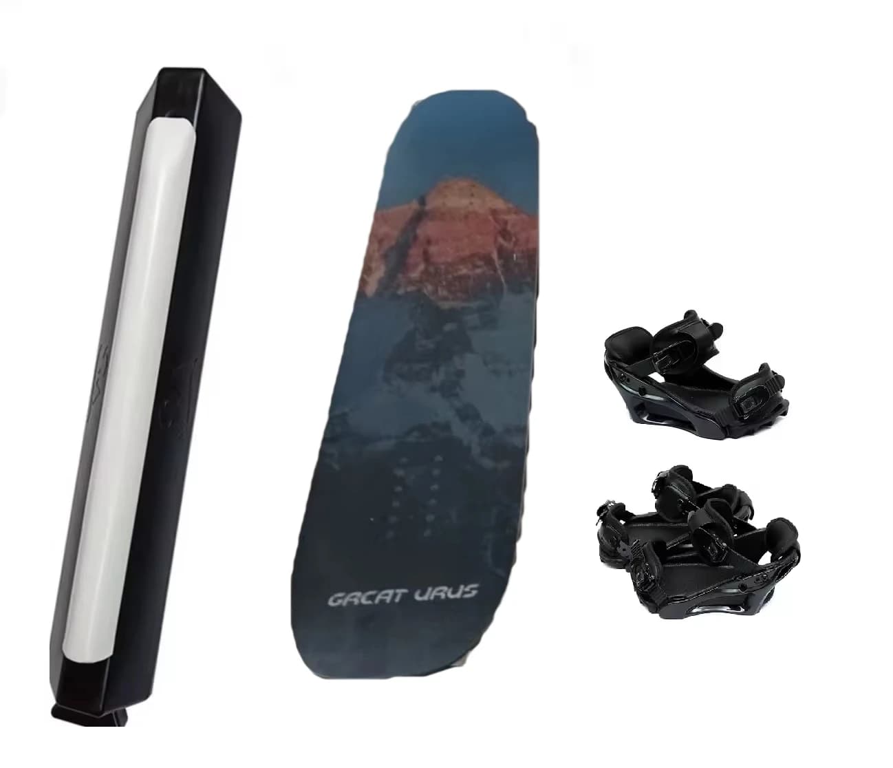 Tavole da allenamento da 99 cm, strumento di allenamento personalizzato per snowboard con rilegatura per snowboard
