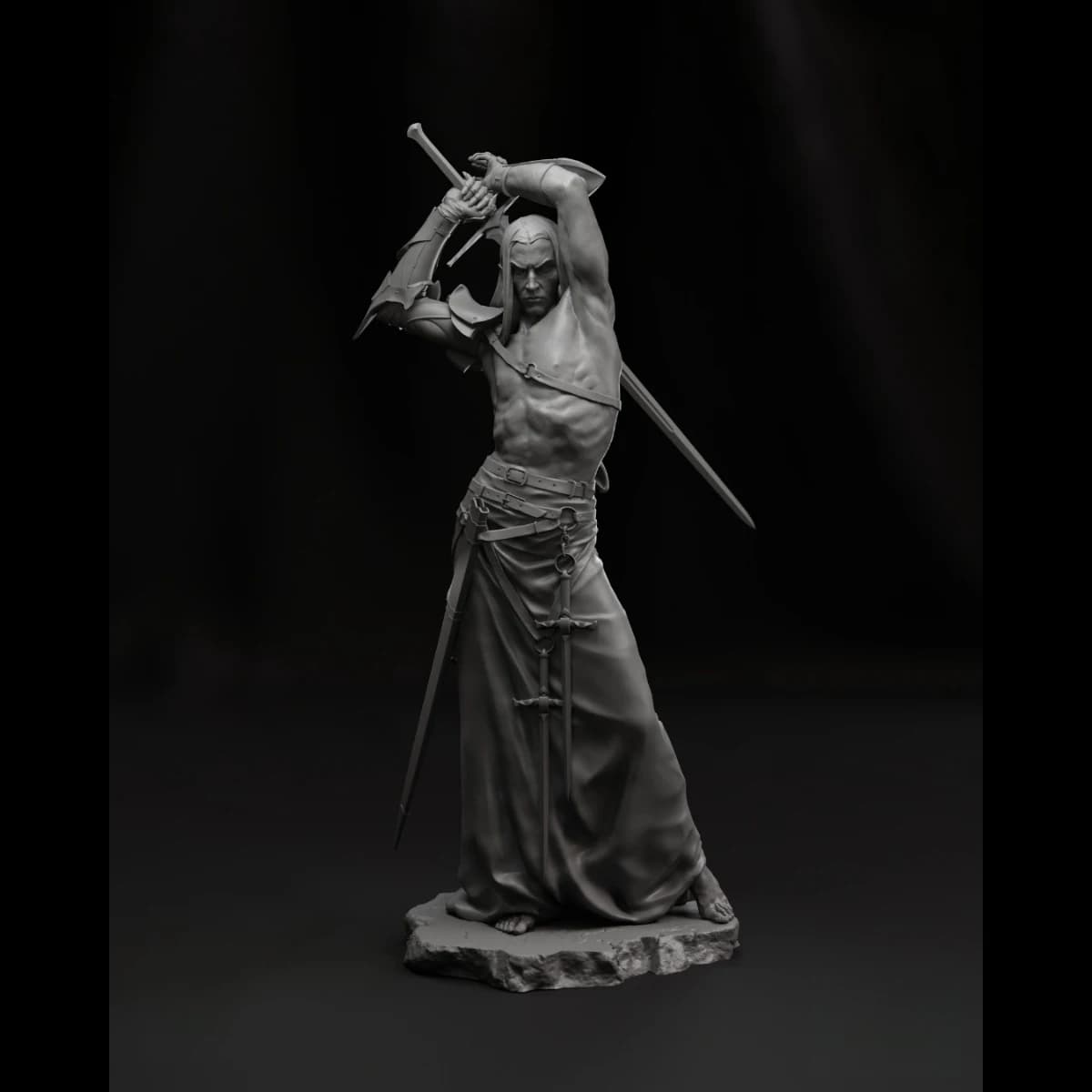 Kit modello non verniciato con figura in resina 1/24, antico samurai europeo, GK non assemblato e non verniciato
