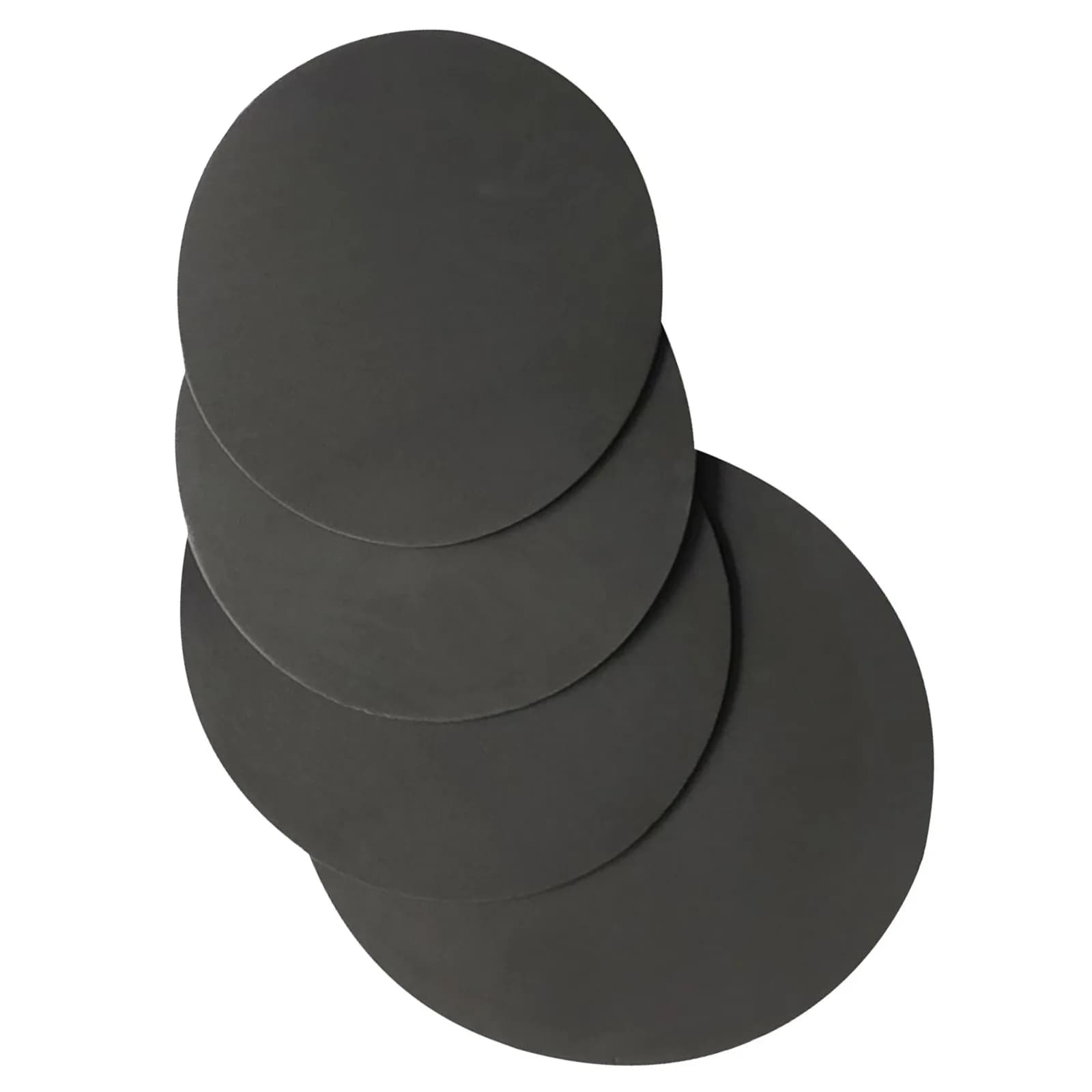 4Pcs Drum Mute Pads Standard Thickness Foam Drum Practice Pad Kit for Rim Training 12 13 14 16 Inch Quiet Drumming Sound