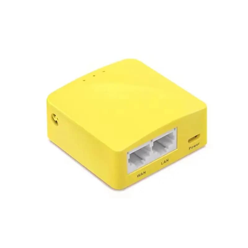 Router portatile wireless mini da viaggio Mango GL-MT300N-V2, VPN, hotspot mobile, ripetitore Wi-Fi tascabile, bridge.