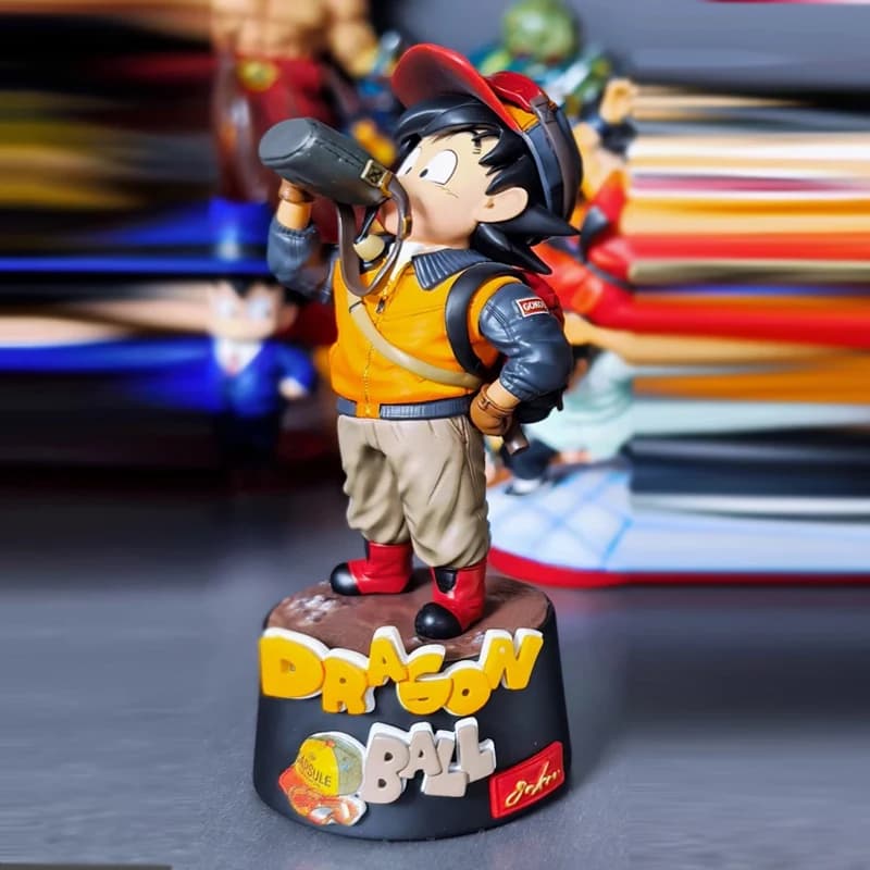 10 cm Dragon Ball Anime Figure Sun Goku Bere Acqua Action Figure Statua Modello Collezione di bambole Giocattoli Regali