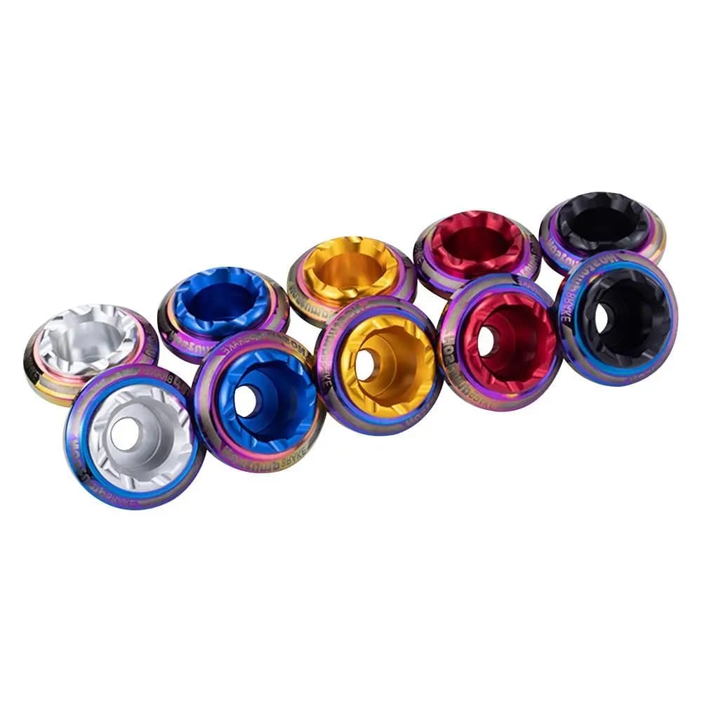 2 pezzi protezione tazze cursore per scooter elettrico moto ruota in lega di alluminio assorbimento degli urti cuscinetti di protezione anti-crash