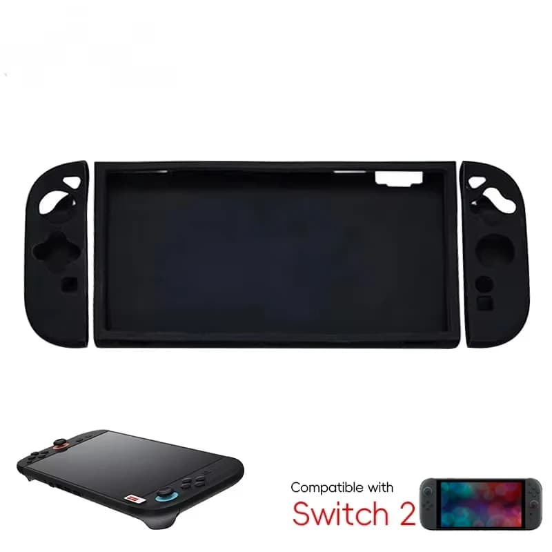 Custodia protettiva in silicone per console NS 2 - Custodia morbida antiscivolo con impugnatura per accessori per controller di gioco