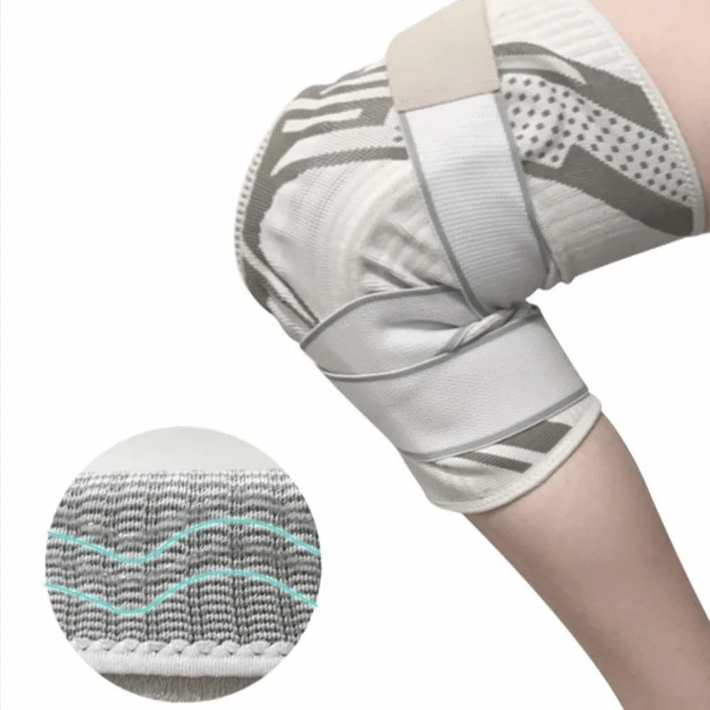 Supporti Elastici per Ginocchia, Fascia Compressiva Traspirante, Protezione per Lesioni, Ginocchiere Sportive