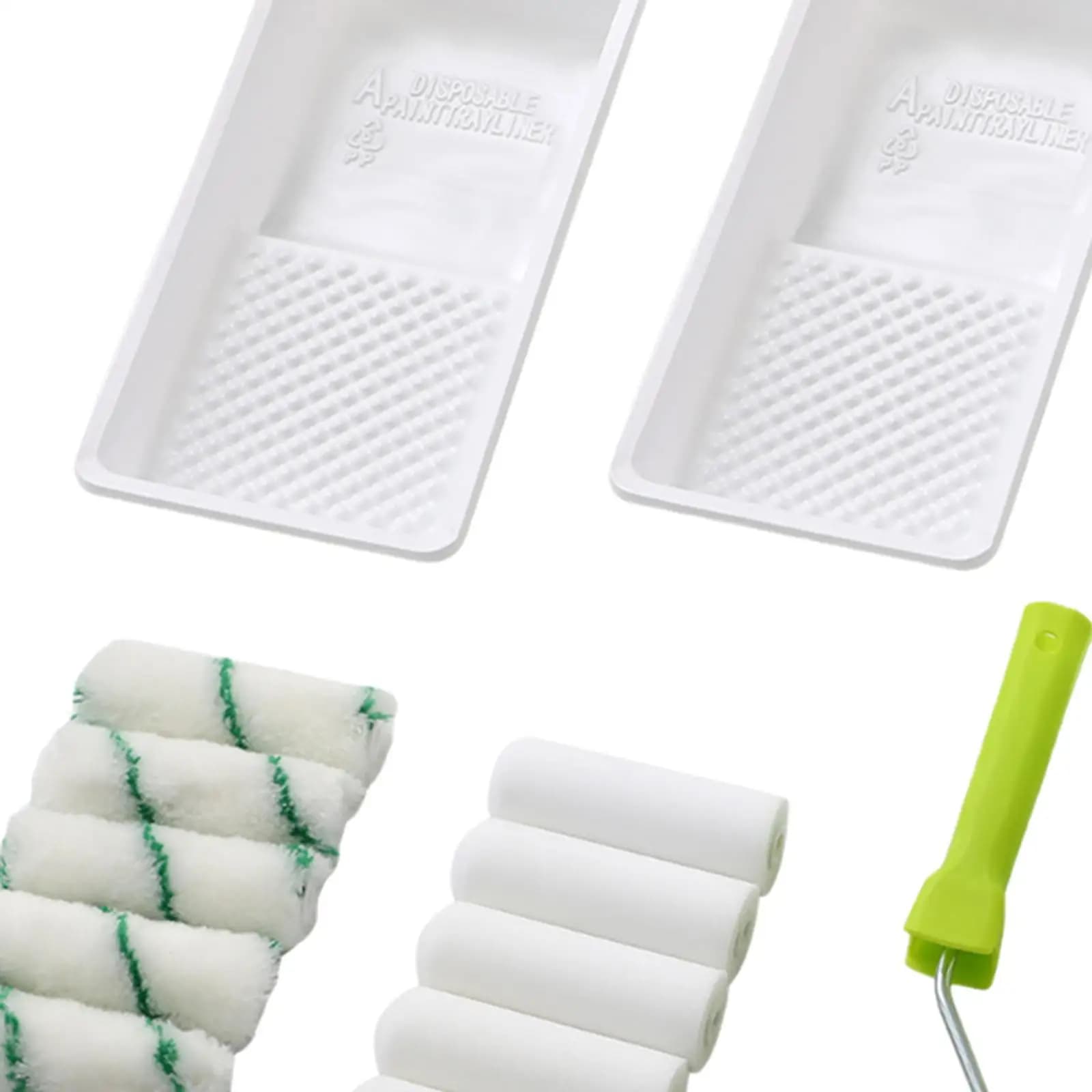 Kit Mini Rullo per Pittura con Coperture in Schiuma, Rullo Testurizzato, Strumento per Pittura Domestica per Pareti Interne ed Esterne