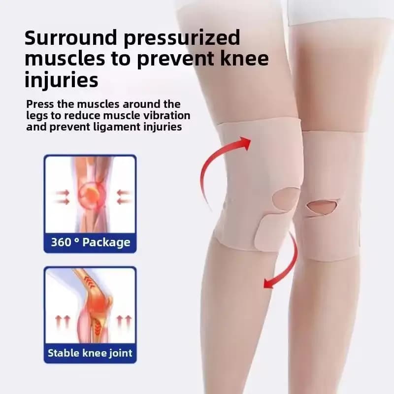 Nuovo supporto per ginocchio con stabilizzatore laterale, compressione e sollievo dal dolore, per uomo e donna (1 pezzo)