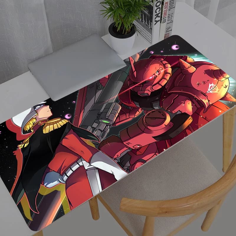 Tappetino per Mouse Grande Mobile Suit Gundam Nuovo XXL, Tappetino da Scrivania per PC, Tappeto da Ufficio Anime, Accessori per Gaming