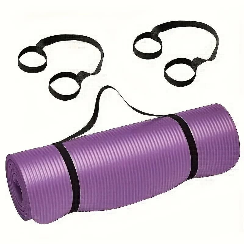 1 piece yoga mat holder belt with adjustable yoga mat holder with elastic band, portable yoga mat organizer with belt for transport, mat holders