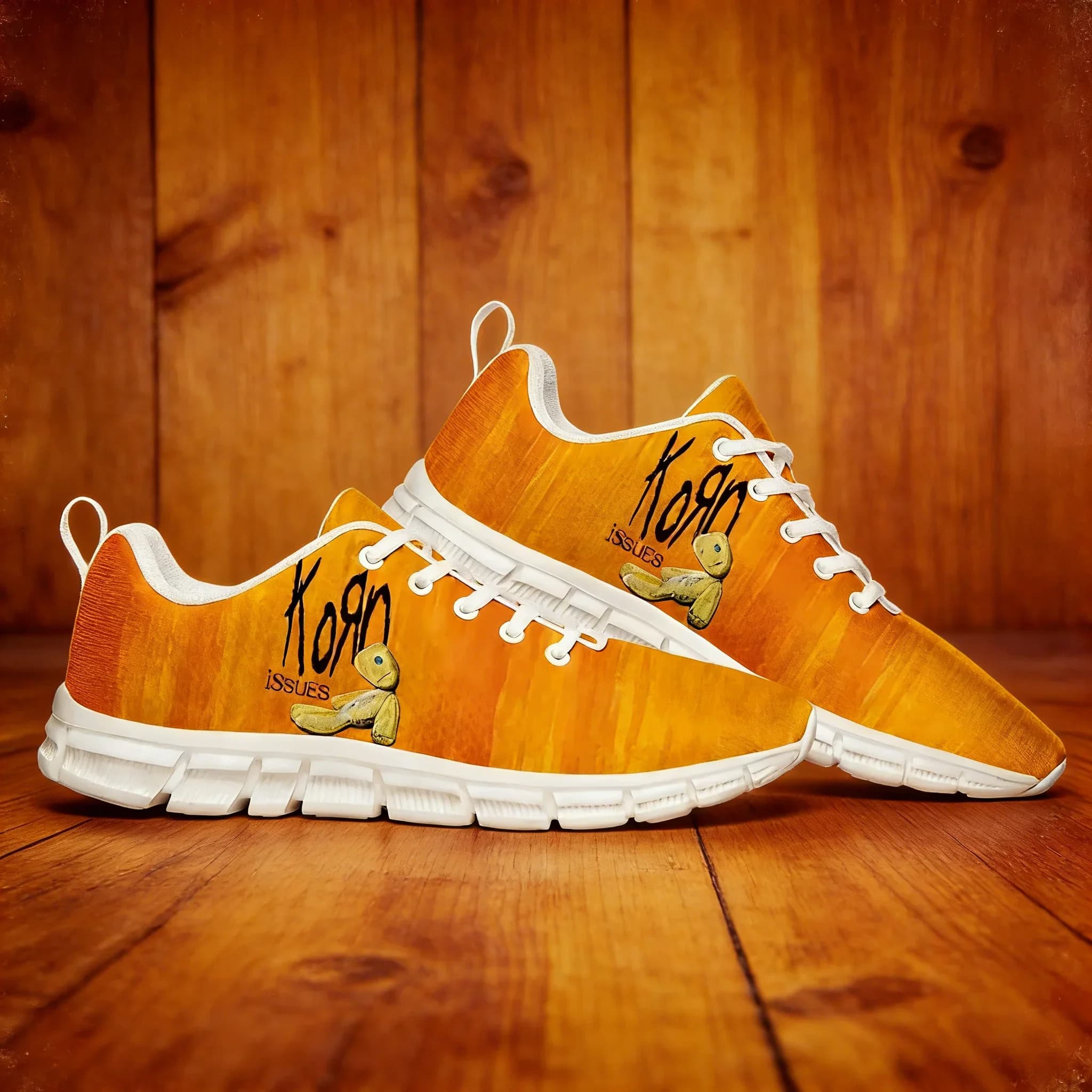 Custom 3D Printed Korn High-Top Sneakers, Unisex Premium Streetwear Casual Shoes