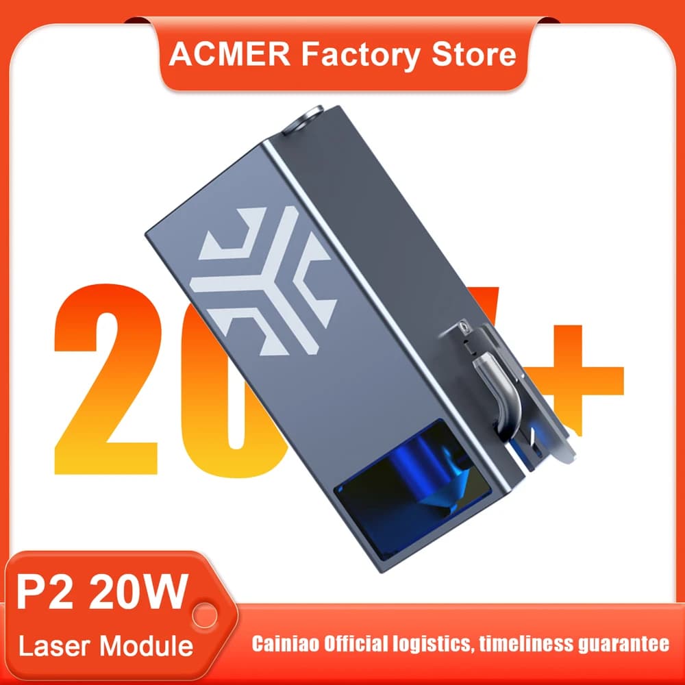 ACMER P1 S PRO 20W diode laser module kit for laser etching machines P1 P2 Laser head update