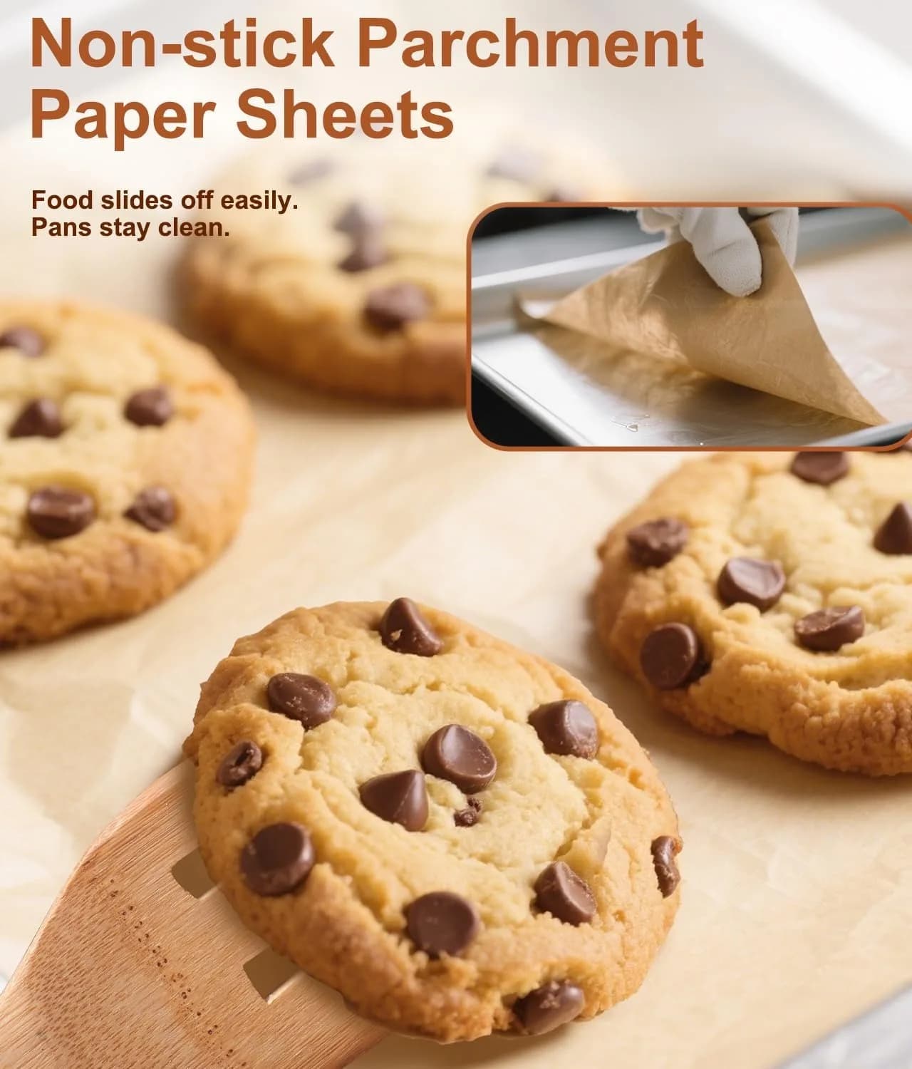 100pcs Paper Non Stick For Cookies Baking Air Fryer Microwave,Parchment Paper Baking Sheets | Unbleached Precut Baking Parchment | Non-Stick,Waterproof,Baking Sheets for Bread, Cake, Cookie (9" x 13" )