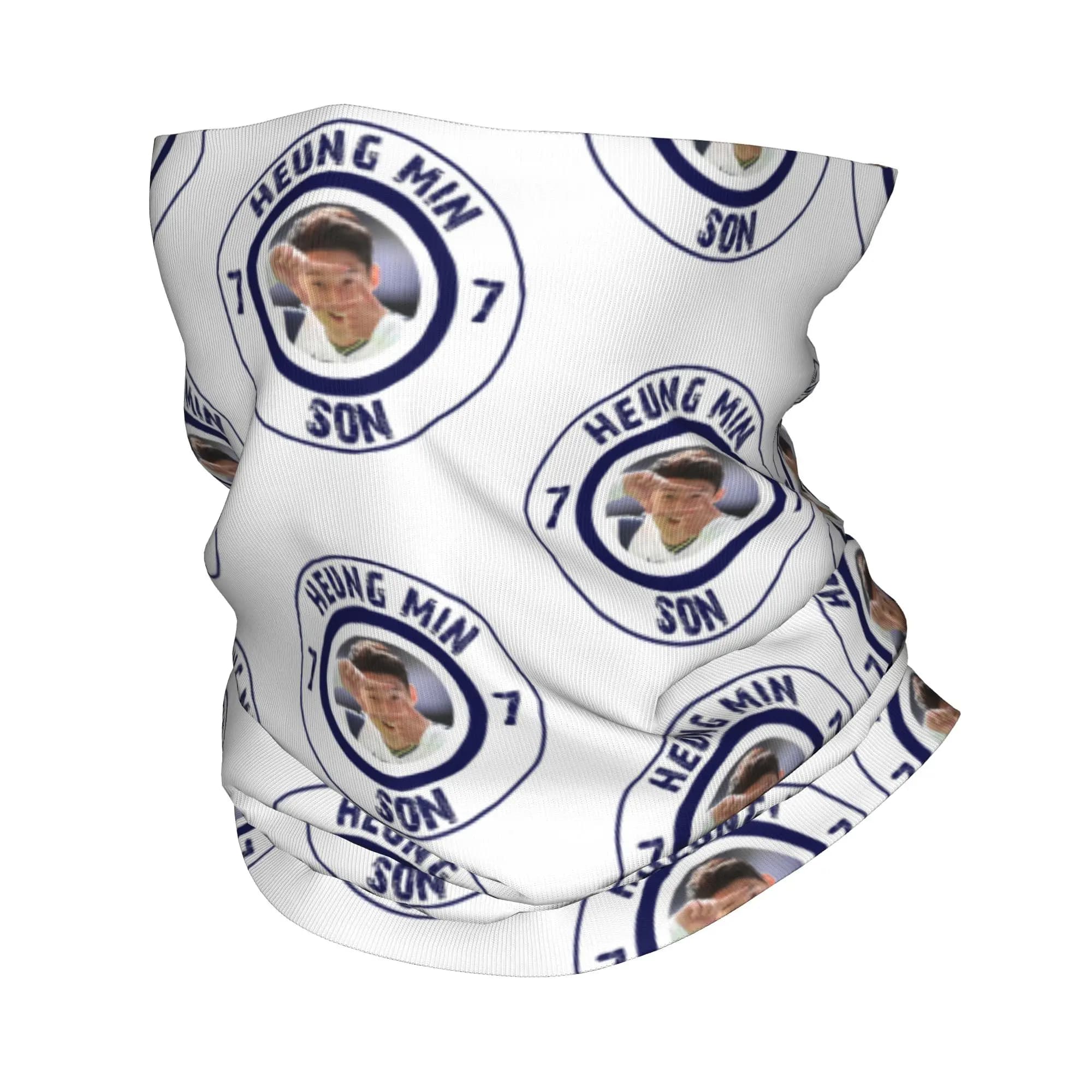 Bandana da calcio Son Heung-Min, scaldacollo, maschera numero 7, sciarpa, maschera calda per il viso, per la pesca, per uomo, donna, adulto, per tutte le stagioni